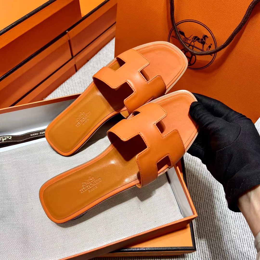 에르메스 올수공 오란 슬리퍼 샌들 스위프트 37